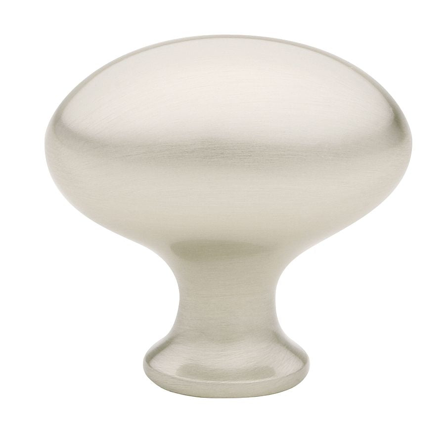 Emtek 86016US15 Egg 1-1/4" Cabinet Knob Satin Nickel Finish Sparrow Supply