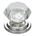 Emtek 86028US26 Old Town Clear 1-3/4" Cabinet Knob Polished Chrome Finish Sparrow Supply