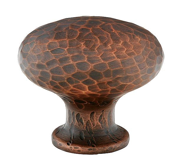 Emtek 86037US10B Round Dimpled 1-1/4" Cabinet Knob Oil Rubbed Bronze Finish Sparrow Supply