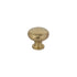 Emtek 86037US4 Round Dimpled 1-1/4" Cabinet Knob Satin Brass Finish Sparrow Supply