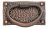 Emtek 86041US10B Hammered Oval Cabinet Pull 3 X 1-3/4" Oil Rubbed Bronze Finish Sparrow Supply