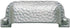 Emtek 86049US15 Hammered Bin Cabinet Pull with 3" Center To Center Satin Nickel Finish Sparrow Supply