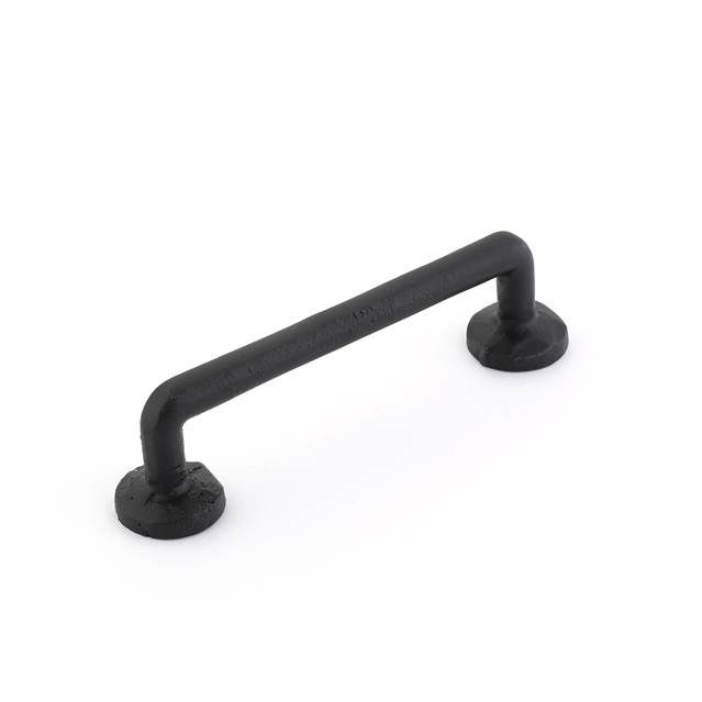 Emtek 86056FB Bronze Rod Cabinet Pull with 4" Center To Center Flat Black Bronze Finish Sparrow Supply