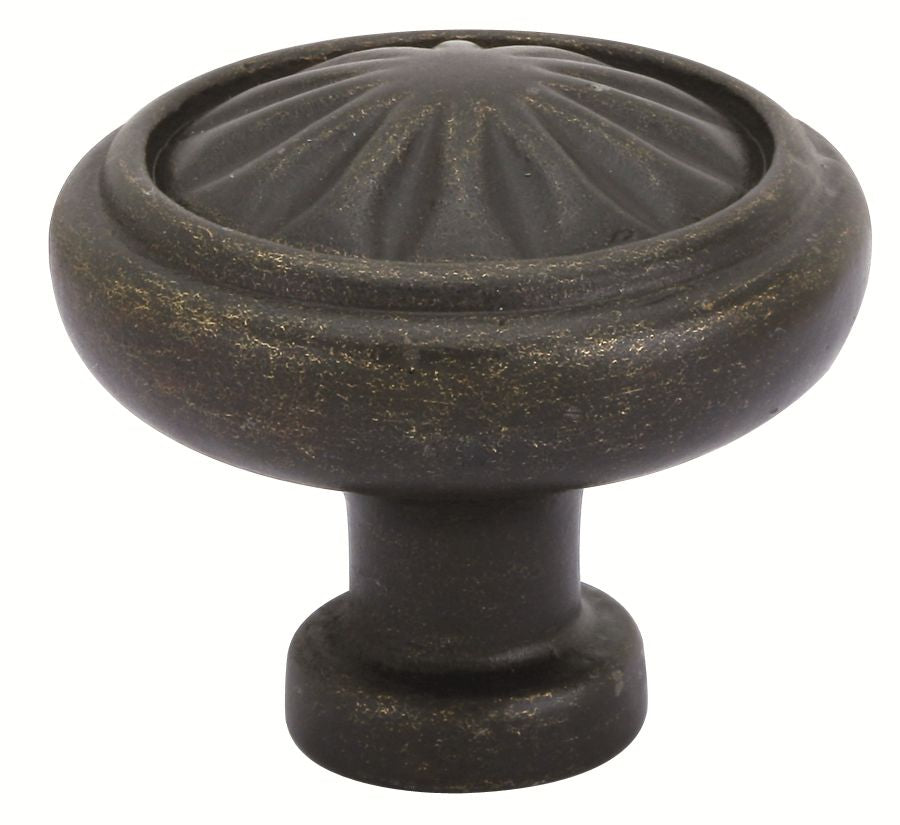 Emtek 86092MB Tuscany Round 1-1/4" Cabinet Knob Medium Bronze Finish Sparrow Supply