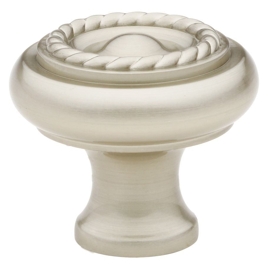 Emtek 86113US15 Rope 1-1/4" Cabinet Knob Satin Nickel Finish Sparrow Supply