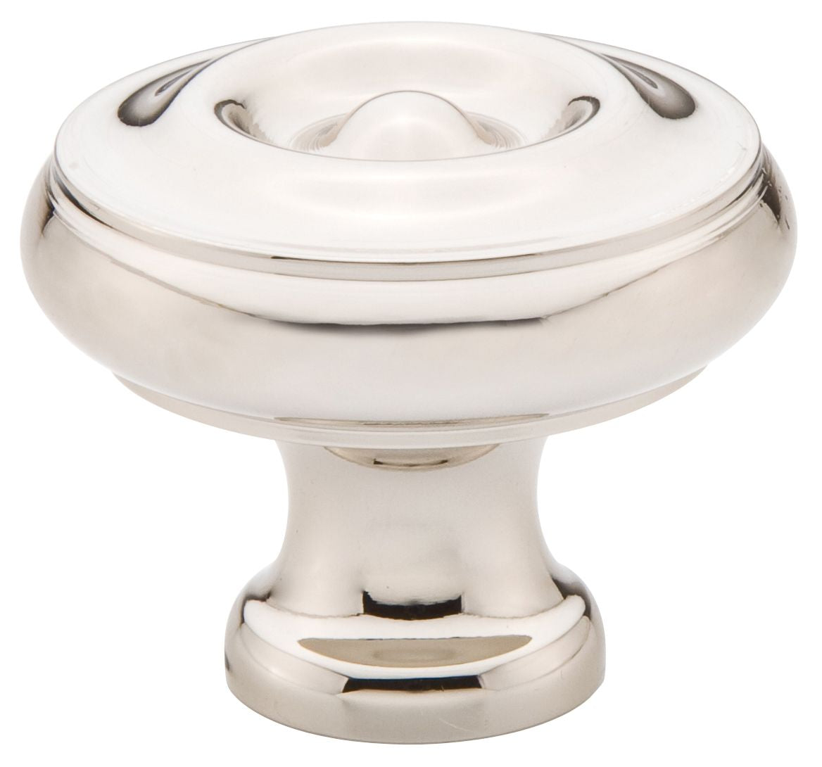Emtek 86115US14 Waverly 1-1/4" Cabinet Knob Polished Nickel Lifetime Finish Sparrow Supply