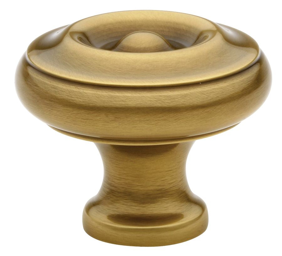 Emtek 86115US7 Waverly 1-1/4" Cabinet Knob French Antique Brass Finish Sparrow Supply