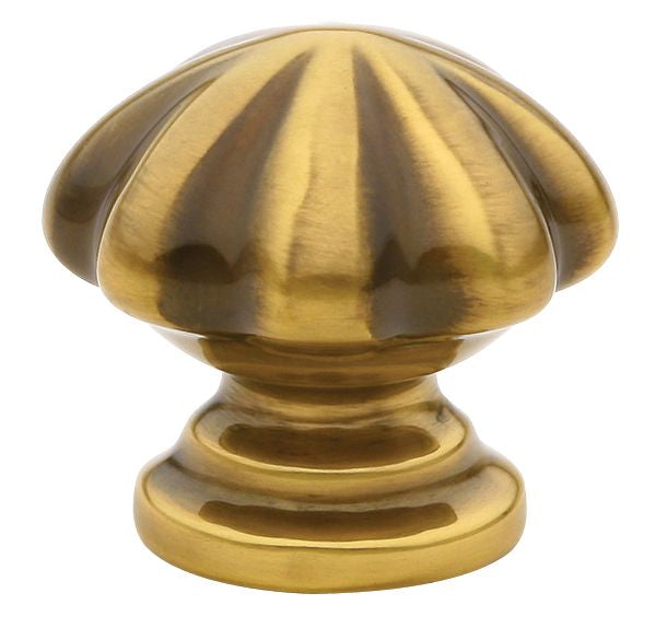 Emtek 86122US7 Melon 1-1/4" Cabinet Knob French Antique Brass Finish Sparrow Supply