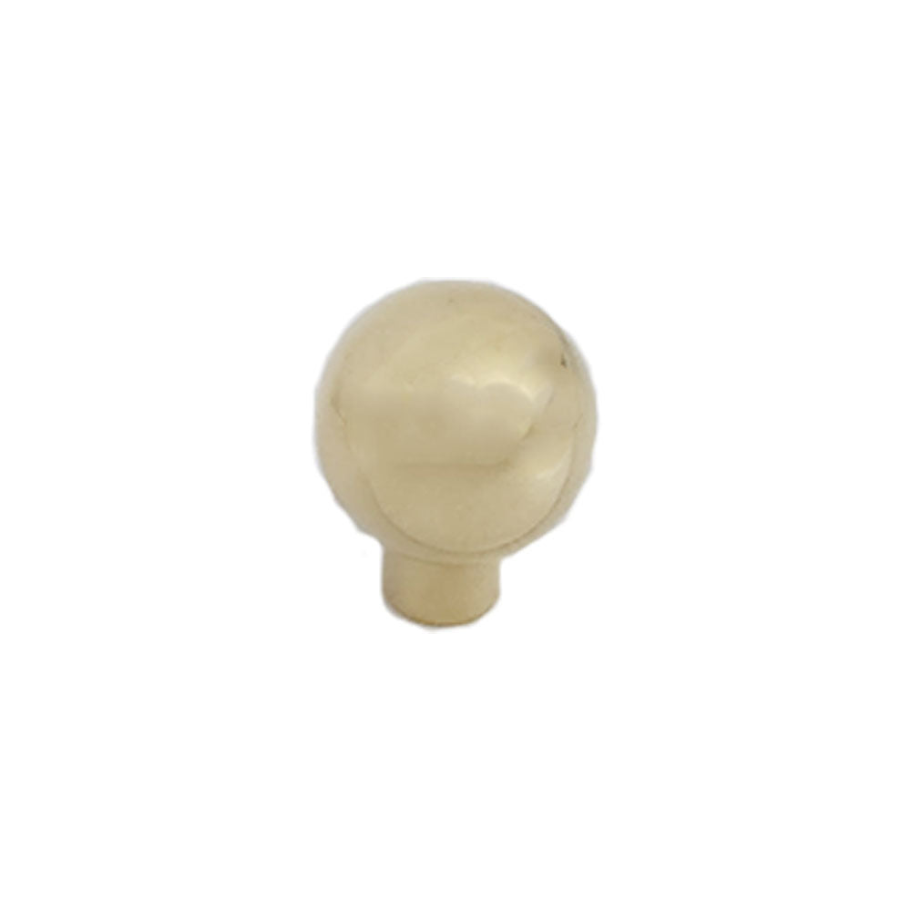 Emtek 86152US3NL Modern Globe 1" Cabinet Knob Unlacquered Brass Finish Sparrow Supply