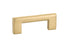 Emtek 86161US4 Trail Cabinet Pull with 3" Center To Center Satin Brass Finish Sparrow Supply