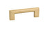 Emtek 86162US4 Trail Cabinet Pull with 3-1/2" Center To Center Satin Brass Finish Sparrow Supply
