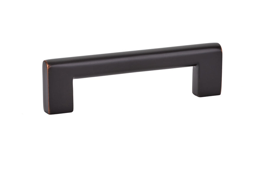 Emtek 86163US10B Trail Cabinet Pull with 4" Center To Center Oil Rubbed Bronze Finish Sparrow Supply