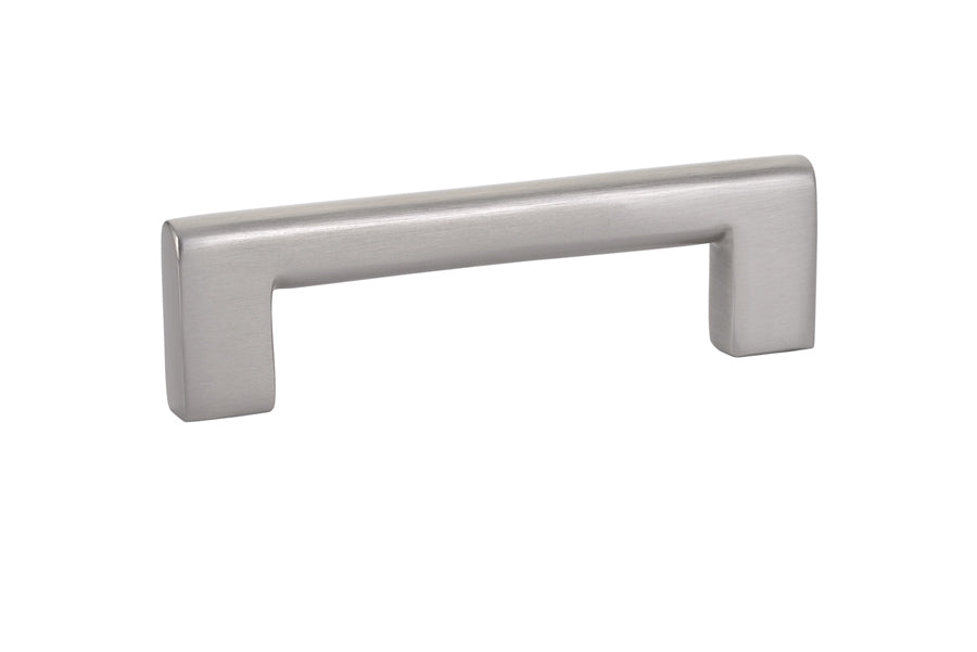 Emtek 86163US15 Trail Cabinet Pull with 4" Center To Center Satin Nickel Finish Sparrow Supply