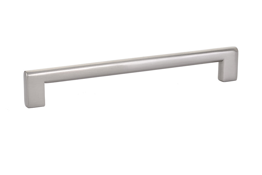 Emtek 86165US15 Trail Cabinet Pull with 8" Center To Center Satin Nickel Finish Sparrow Supply