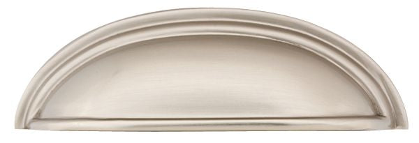 Emtek 86173US15 Cup Cabinet Pull with 4" Center To Center Satin Nickel Finish Sparrow Supply