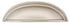 Emtek 86173US15 Cup Cabinet Pull with 4" Center To Center Satin Nickel Finish Sparrow Supply
