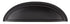 Emtek 86173US19 Cup Cabinet Pull with 4" Center To Center Flat Black Finish Sparrow Supply