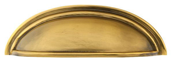 Emtek 86173US7 Cup Cabinet Pull with 4" Center To Center French Antique Brass Finish Sparrow Supply
