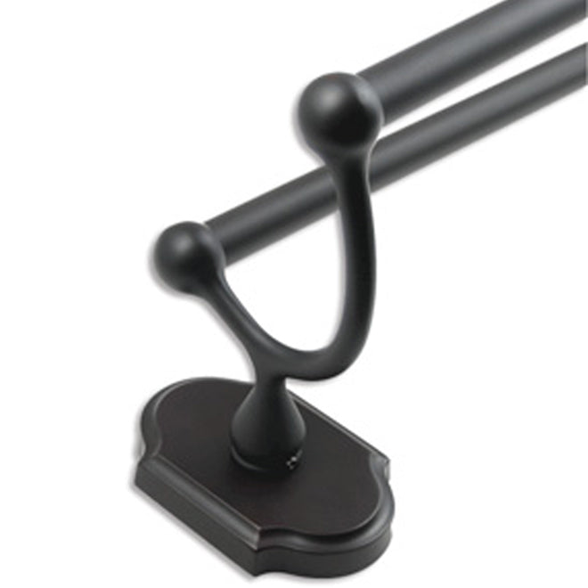 Rusticware 8622ORB 24" Wenmoor Double Towel Bar Oil Rubbed Bronze Finish Sparrow Supply