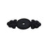 Emtek 86234FB Tuscany Bronze Backplate for Cabinet Knob Flat Black Bronze Finish Sparrow Supply