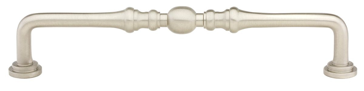 Emtek 86248US15 Spindle Cabinet Pull with 6" Center To Center Satin Nickel Finish Sparrow Supply
