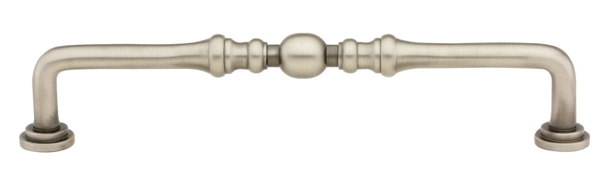 Emtek 86248US15A Spindle Cabinet Pull with 6" Center To Center Pewter Finish Sparrow Supply
