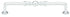 Emtek 86248US26 Spindle Cabinet Pull with 6" Center To Center Polished Chrome Finish Sparrow Supply