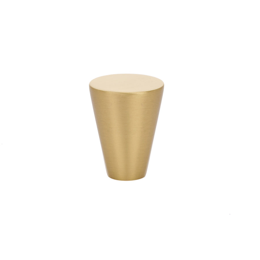 Emtek 86261US4 Cone 1" Cabinet Knob Satin Brass Finish Sparrow Supply