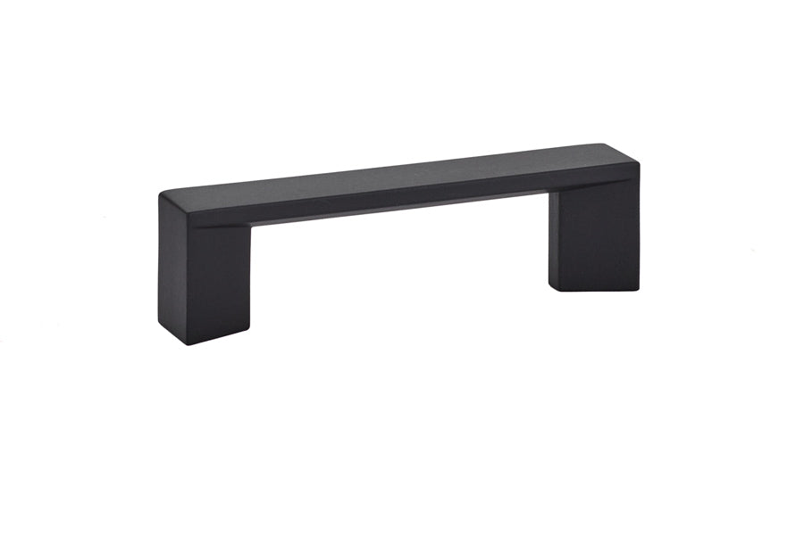 Emtek 86263US19 Trinity Cabinet Pull with 3" Center To Center Flat Black Finish Sparrow Supply