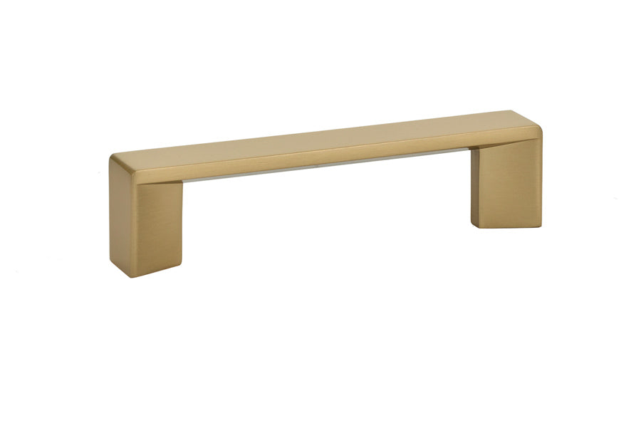 Emtek 86264US4 Trinity Cabinet Pull with 3-1/2" Center to Center Satin Brass Finish Sparrow Supply