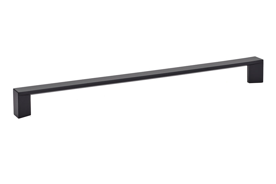 Emtek 86267US19 Trinity Cabinet Pull with 10" Center To Center Flat Black Finish Sparrow Supply