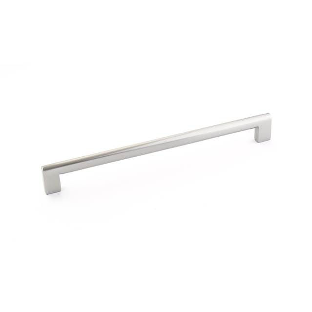 Emtek 86273US15 Trail Cabinet Pull with 10" Center To Center Satin Nickel Finish Sparrow Supply