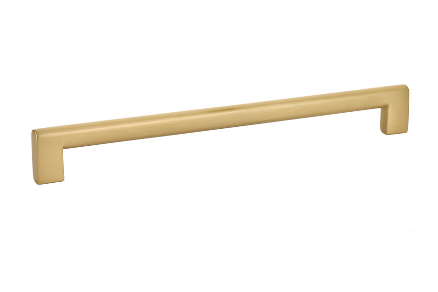 Emtek 86273US4 Trail Cabinet Pull with 10" Center to Center Satin Brass Finish Sparrow Supply