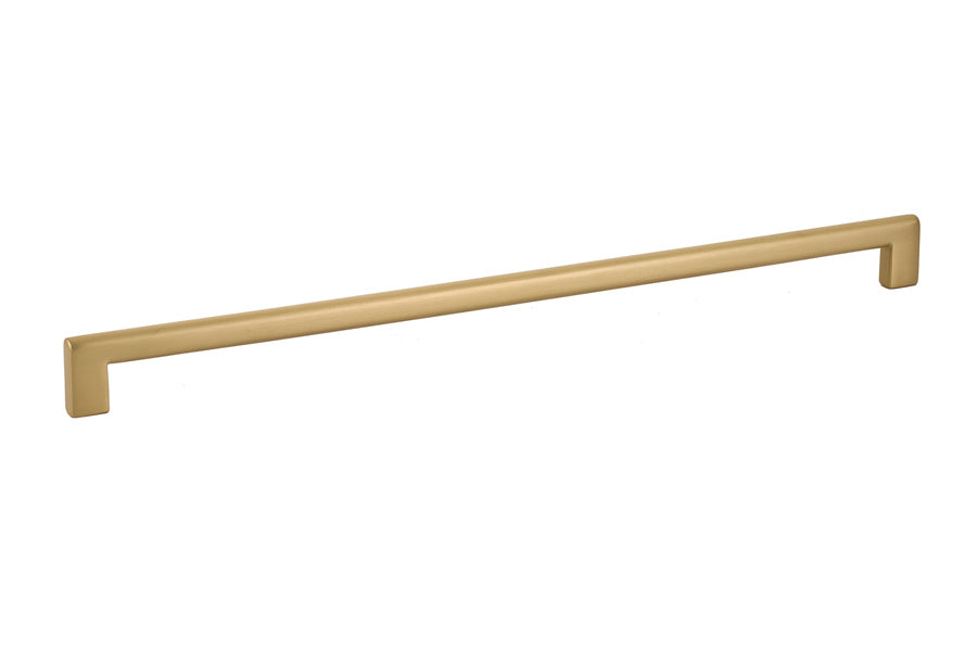 Emtek 86274US4 Trail Cabinet Pull with 16" Center to Center Satin Brass Finish Sparrow Supply