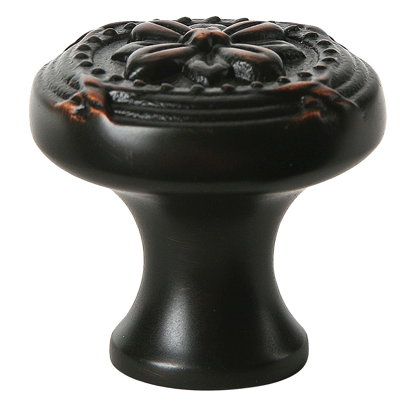 Emtek 86277US10B Ribbon and Reed 1-1/4" Cabinet Knob Oil Rubbed Bronze Finish Sparrow Supply