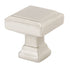 Emtek 86295US15 Geometric Square 1-1/4" Cabinet Knob Satin Nickel Finish Sparrow Supply