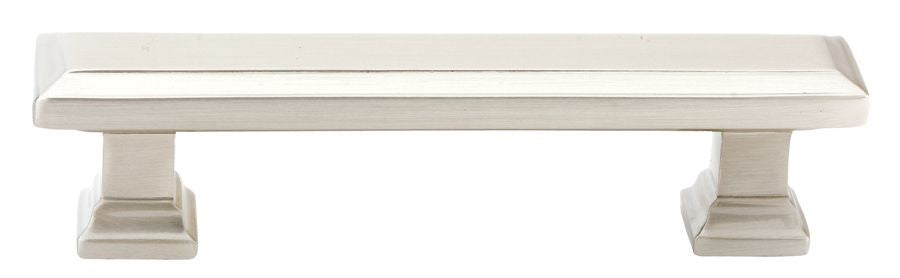 Emtek 86299US15 Geometric Rectangular Cabinet Pull with 3" Center to Center Satin Nickel Finish Sparrow Supply
