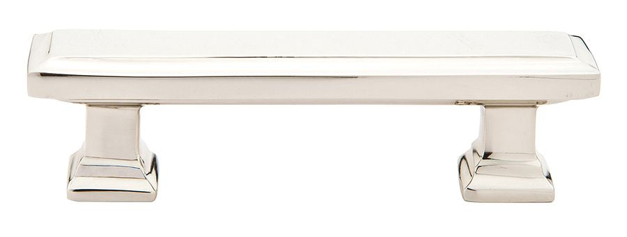 Emtek 86300US14 Geometric Rectangular Cabinet Pull with 3-1/2" Center to Center Polished Nickel Lifetime Finish Sparrow Supply
