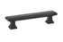 Emtek 86301US19 Geometric Rectangular Cabinet Pull with 4" Center to Center Flat Black Finish Sparrow Supply