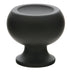 Emtek 86315US19 Atomic 1-1/4" Cabinet Knob Flat Black Finish Sparrow Supply