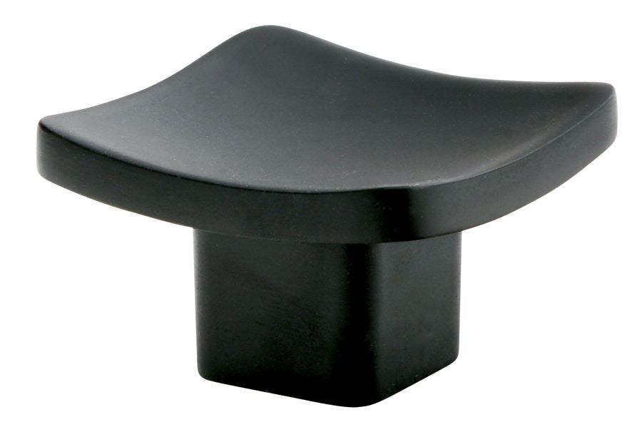 Emtek 86317US19 Basin 1-1/4" Cabinet Knob Flat Black Finish Sparrow Supply