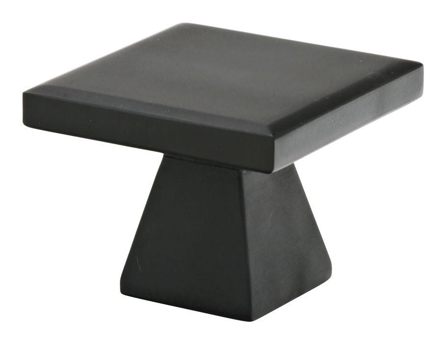Emtek 86319US19 Podium 1-1/4" Cabinet Knob Flat Black Finish Sparrow Supply