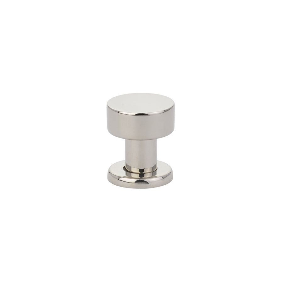 Emtek 86321US14 Cadet 1" Cabinet Knob Polished Nickel Lifetime Finish Sparrow Supply