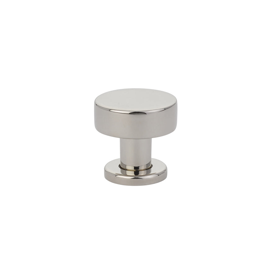 Emtek 86322US14 Cadet 1-1/4" Cabinet Knob Polished Nickel Lifetime Finish Sparrow Supply