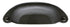 Emtek 86327FB Bronze Ranch Bin Cabinet Pull with 4" Center to Center Flat Black Bronze Finish Sparrow Supply