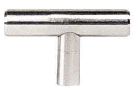 Emtek 86357US26 Brass Bar 2" Cabinet Knob Polished Chrome Finish Sparrow Supply