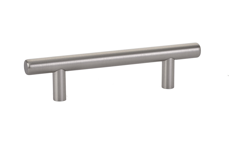 Emtek 86359US15 Brass Bar Cabinet Pull with 3-1/2" Center to Center Satin Nickel Finish Sparrow Supply