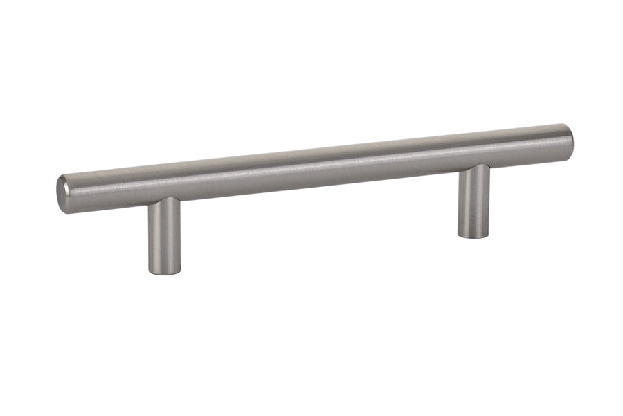Emtek 86360US15 Brass Bar Cabinet Pull with 4" Center to Center Satin Nickel Finish Sparrow Supply