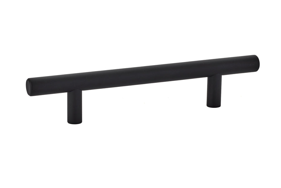 Emtek 86360US19 Brass Bar Cabinet Pull with 4" Center to Center Flat Black Finish Sparrow Supply