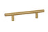 Emtek 86360US4 Brass Bar Cabinet Pull with 4" Center to Center Satin Brass Finish Sparrow Supply